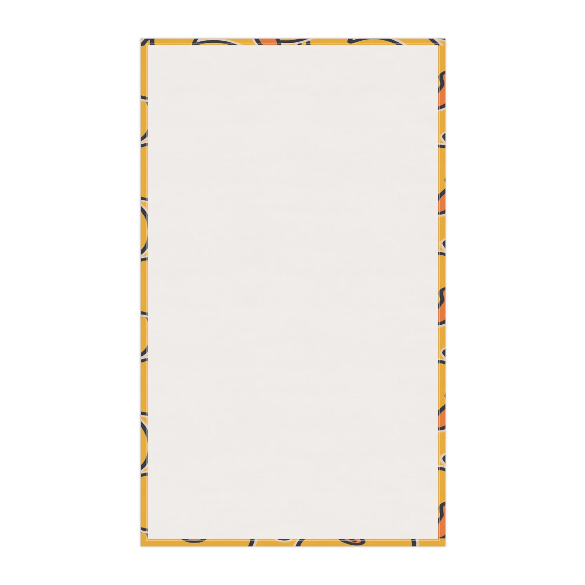 Rubber Duck Pattern Tea Towel – Cute Yellow Bath Duck Kitchen Towel