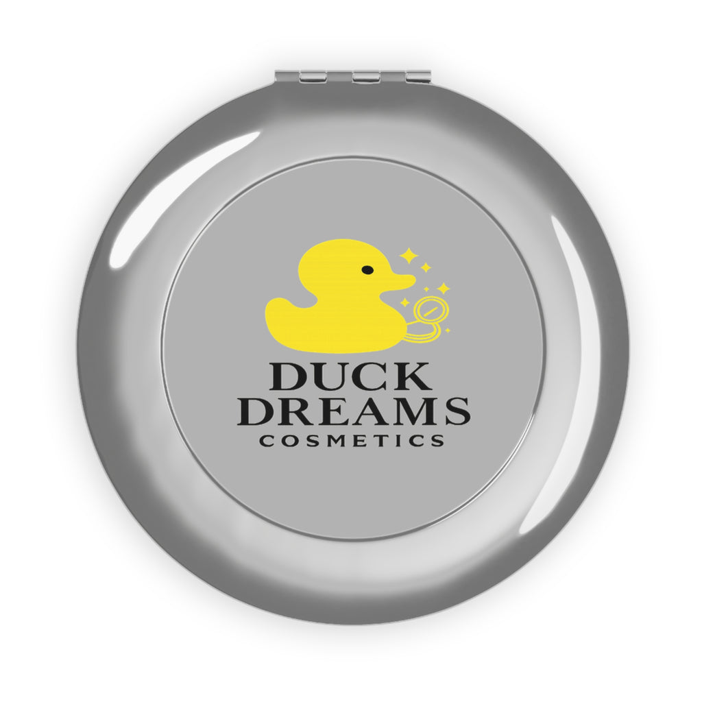 Duck Dreams Compact Travel Mirror — Pocket-Sized Cosmetic Mirror for On-the-Go Touch-Ups