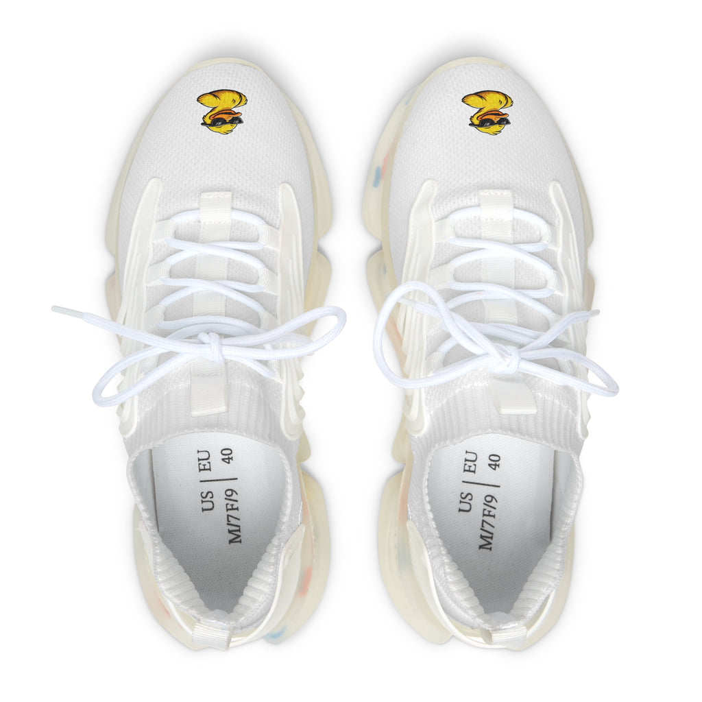 Women’s Duck Trainers — White Athletic Shoes