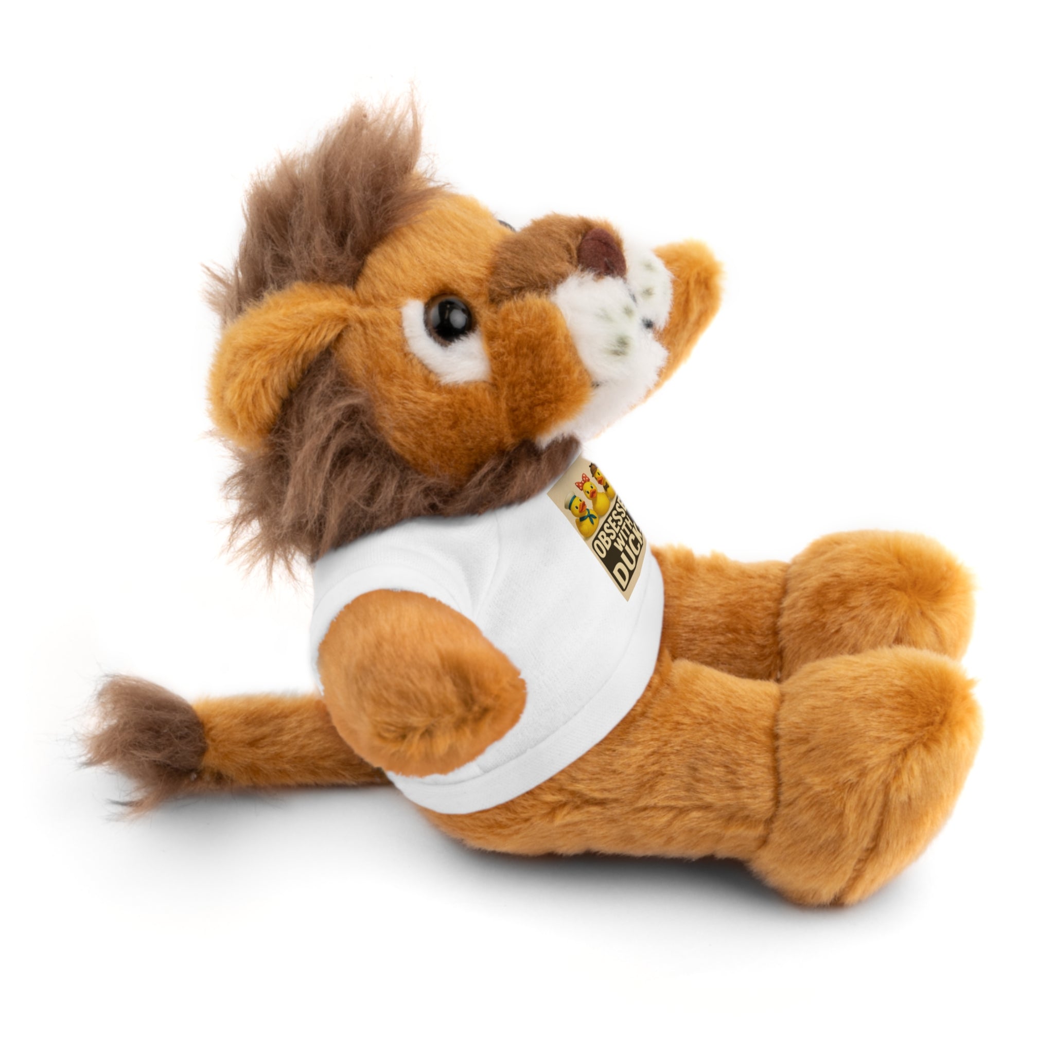 Teddy Bear with Tee — 'Obsessed With Ducks' Plush Gift