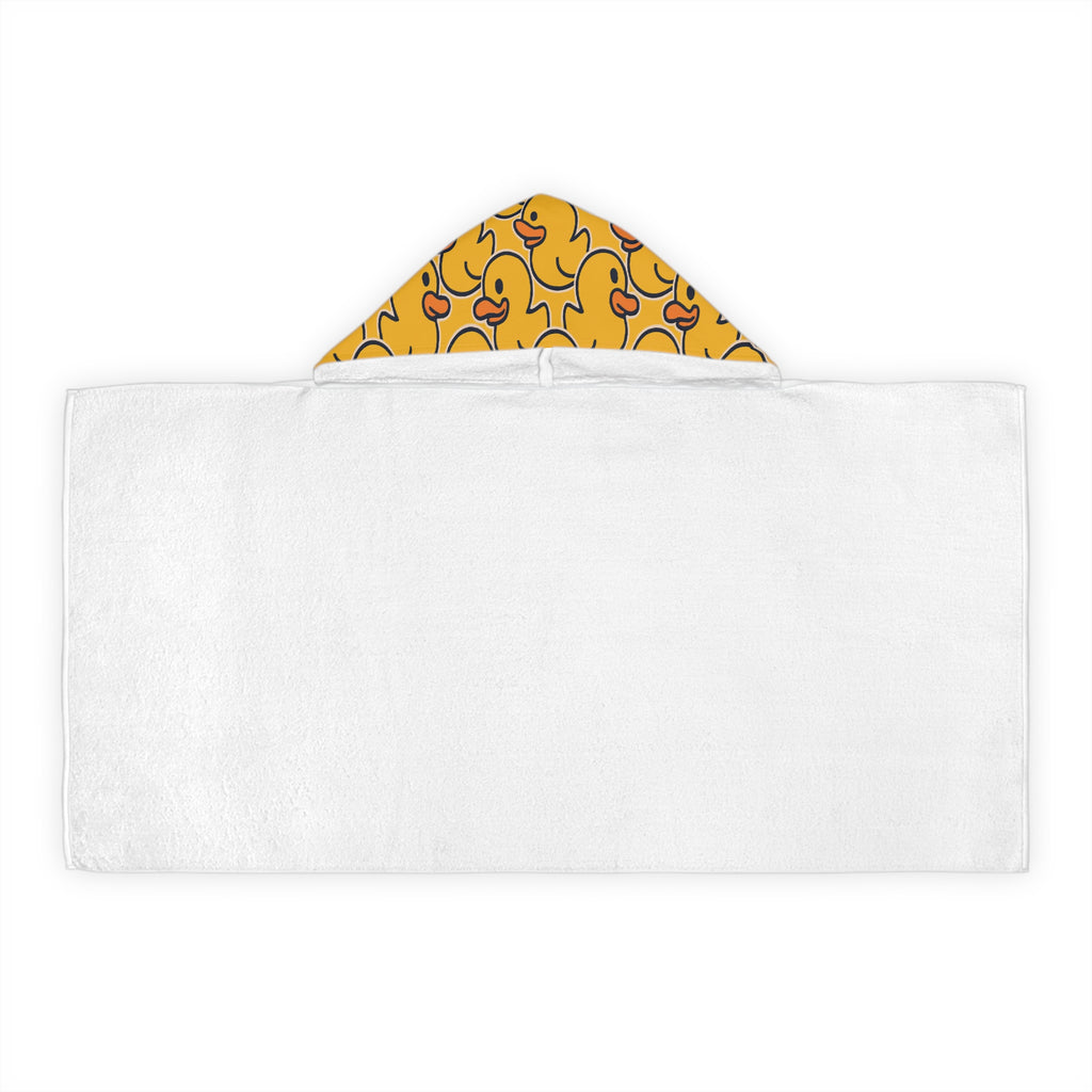 Duck Pattern Youth Hooded Towel — Cute Baby & Toddler Bath Wrap