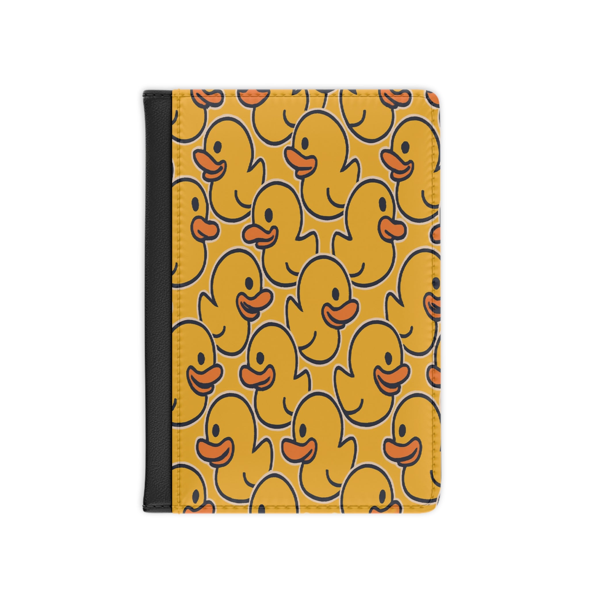 Rubber Duck Pattern Passport Cover — Cute Yellow Travel Passport Holder