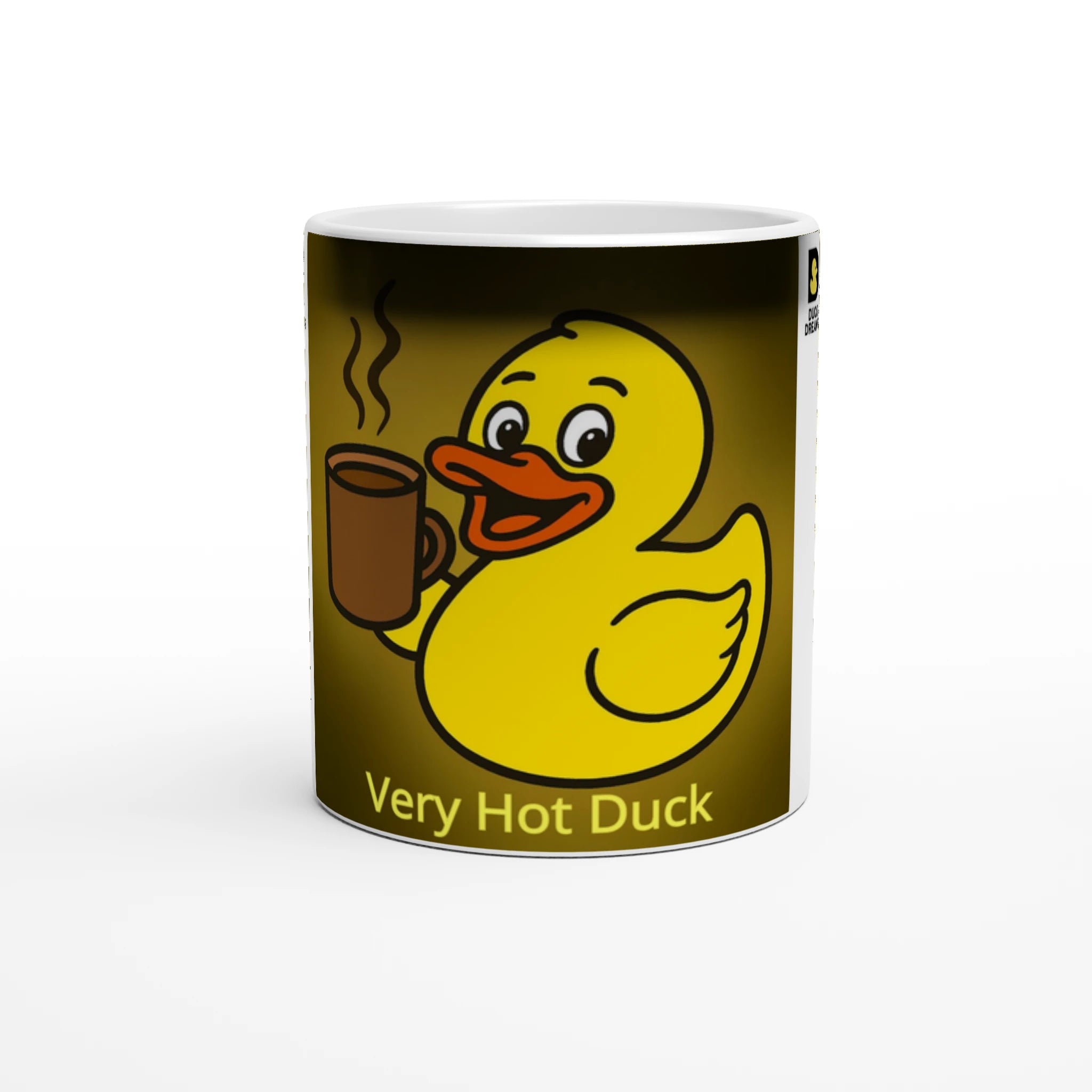 Magic 11oz Hot Duck Ceramic Mug - Unique Magic Ceramic Mug for Your Morning Coffee - Duck Nation