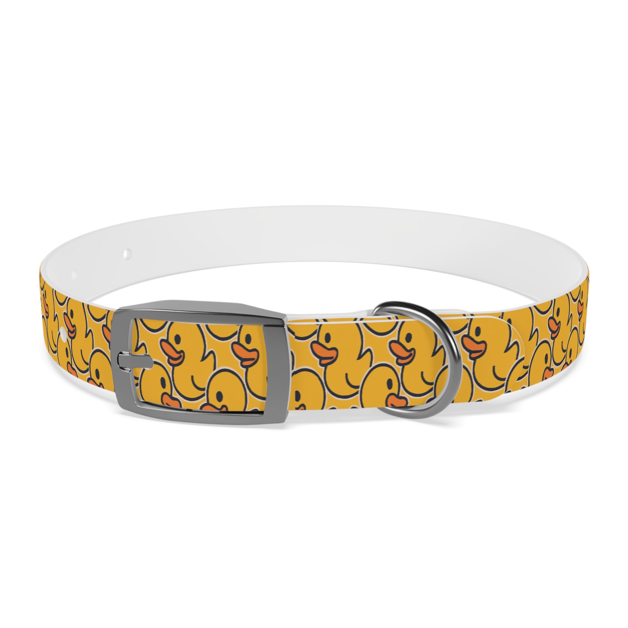Duck Pattern Dog Collar | Variety of Sizes & Buckles Available