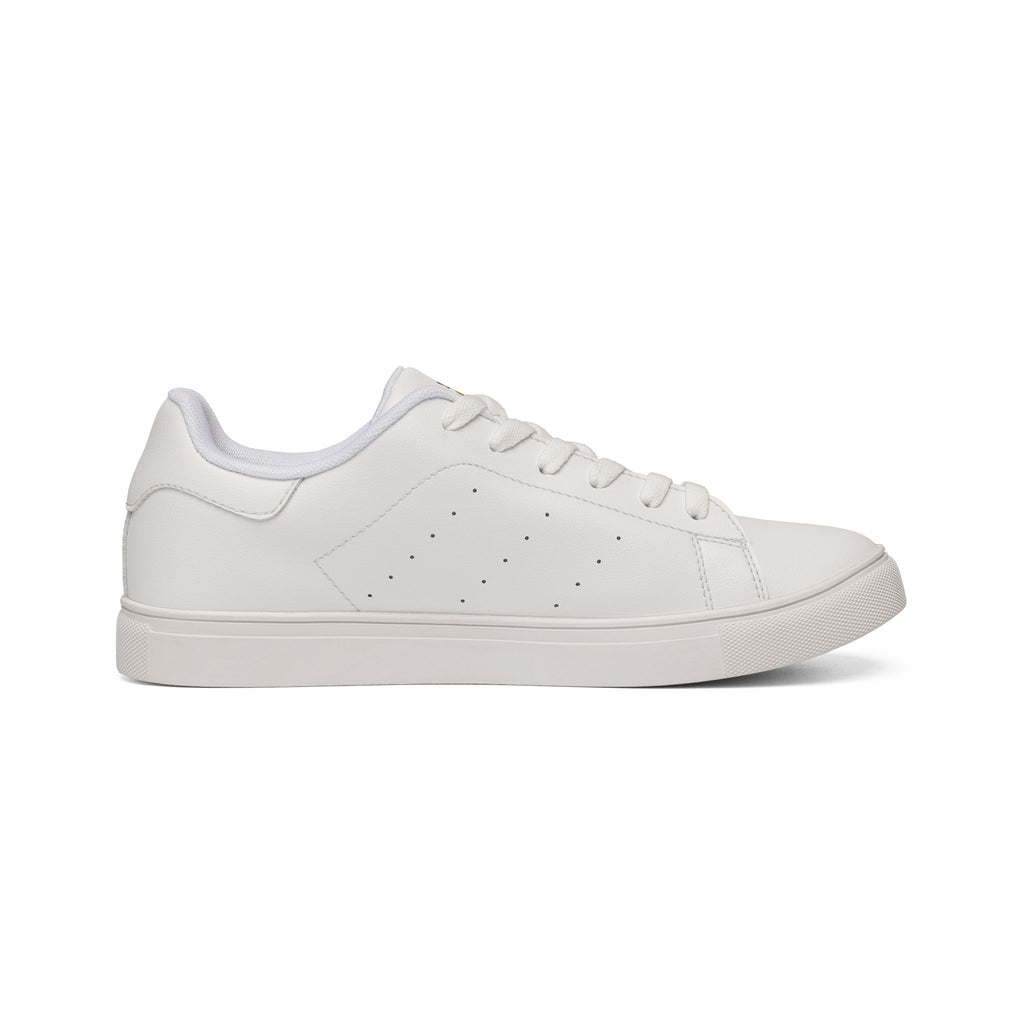 Leather Sneakers — Cool Sunglasses Rubber Duck Graphic