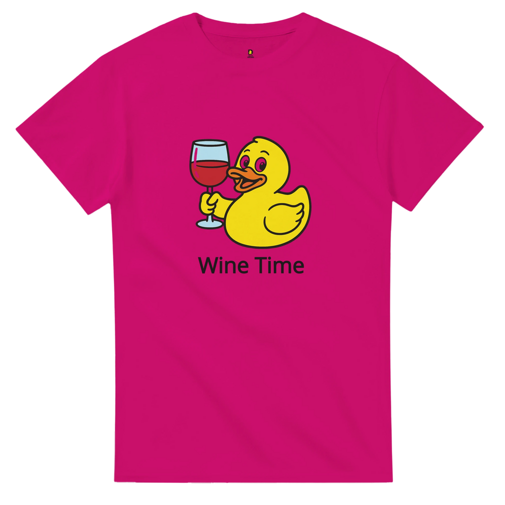 Wine Time T-shirt - Duck Nation