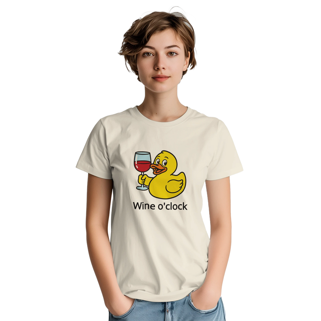 Duck Wine O'Clock T-shirt - Duck Nation