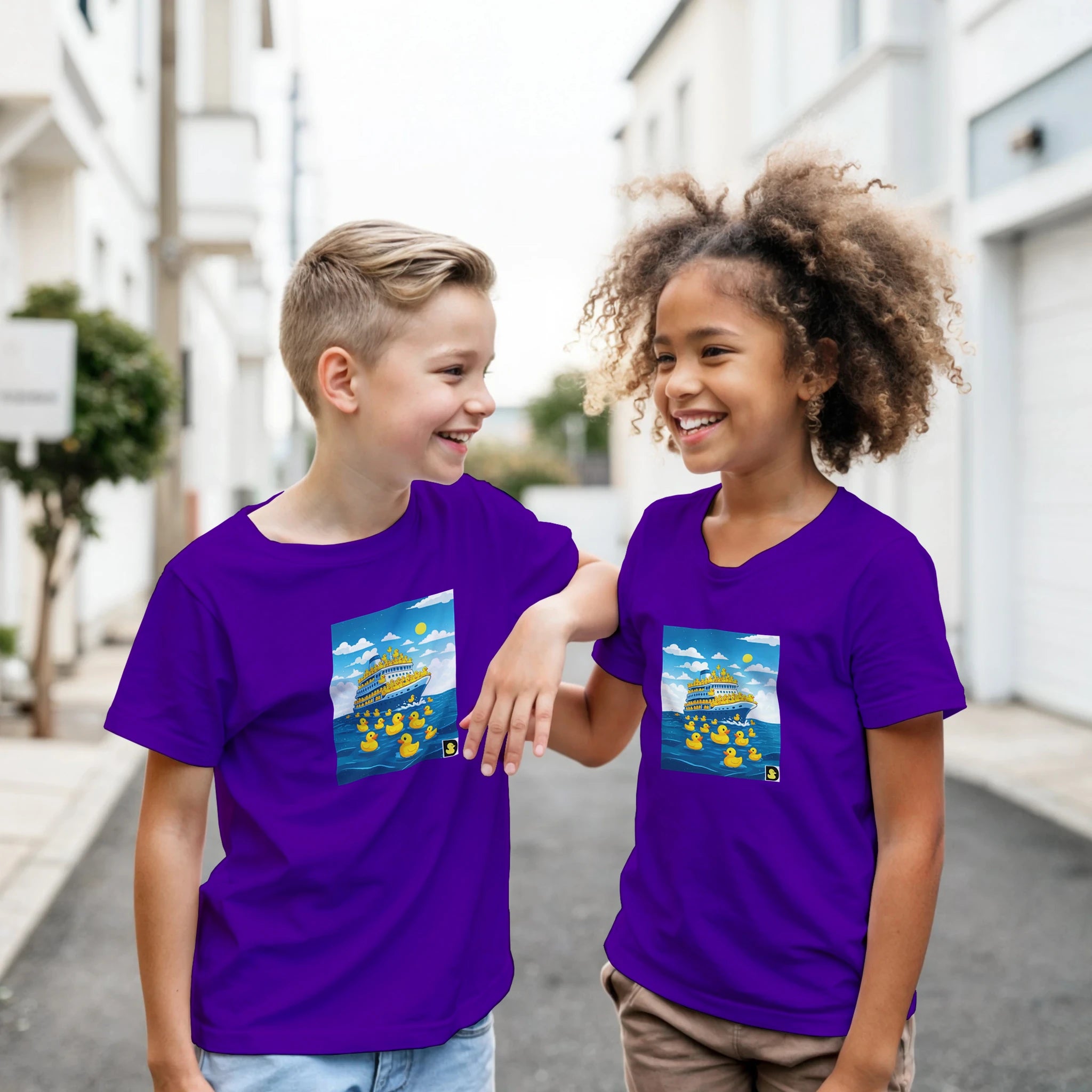 Duck Kids T-shirt - Ideal design for Cruises and Hunting for Rubber Ducks - Duck Nation