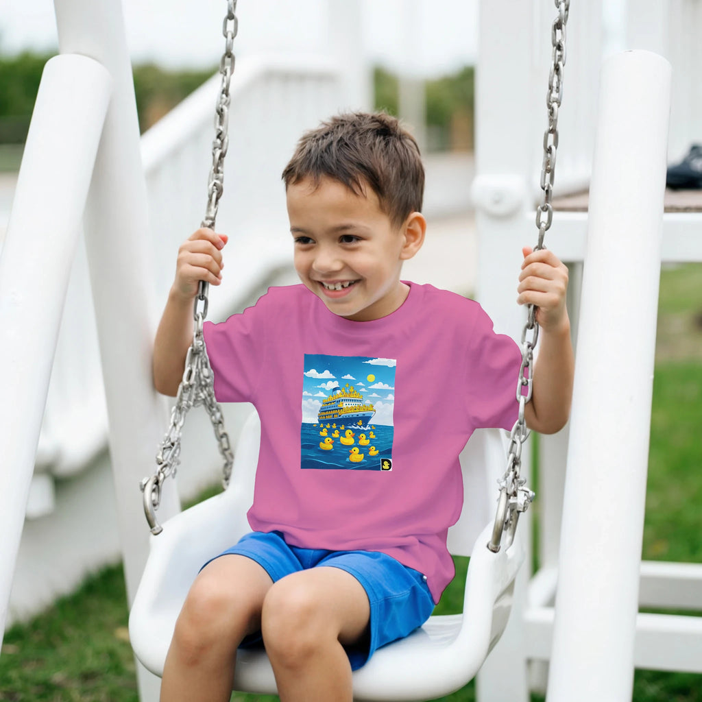 Duck Kids T-shirt - Ideal design for Cruises and Hunting for Rubber Ducks - Duck Nation