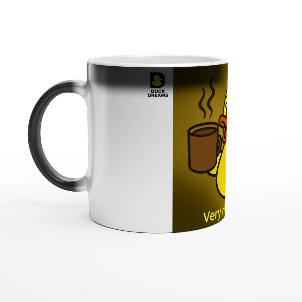 Magic 11oz Hot Duck Ceramic Mug - Unique Magic Ceramic Mug for Your Morning Coffee - Duck Nation