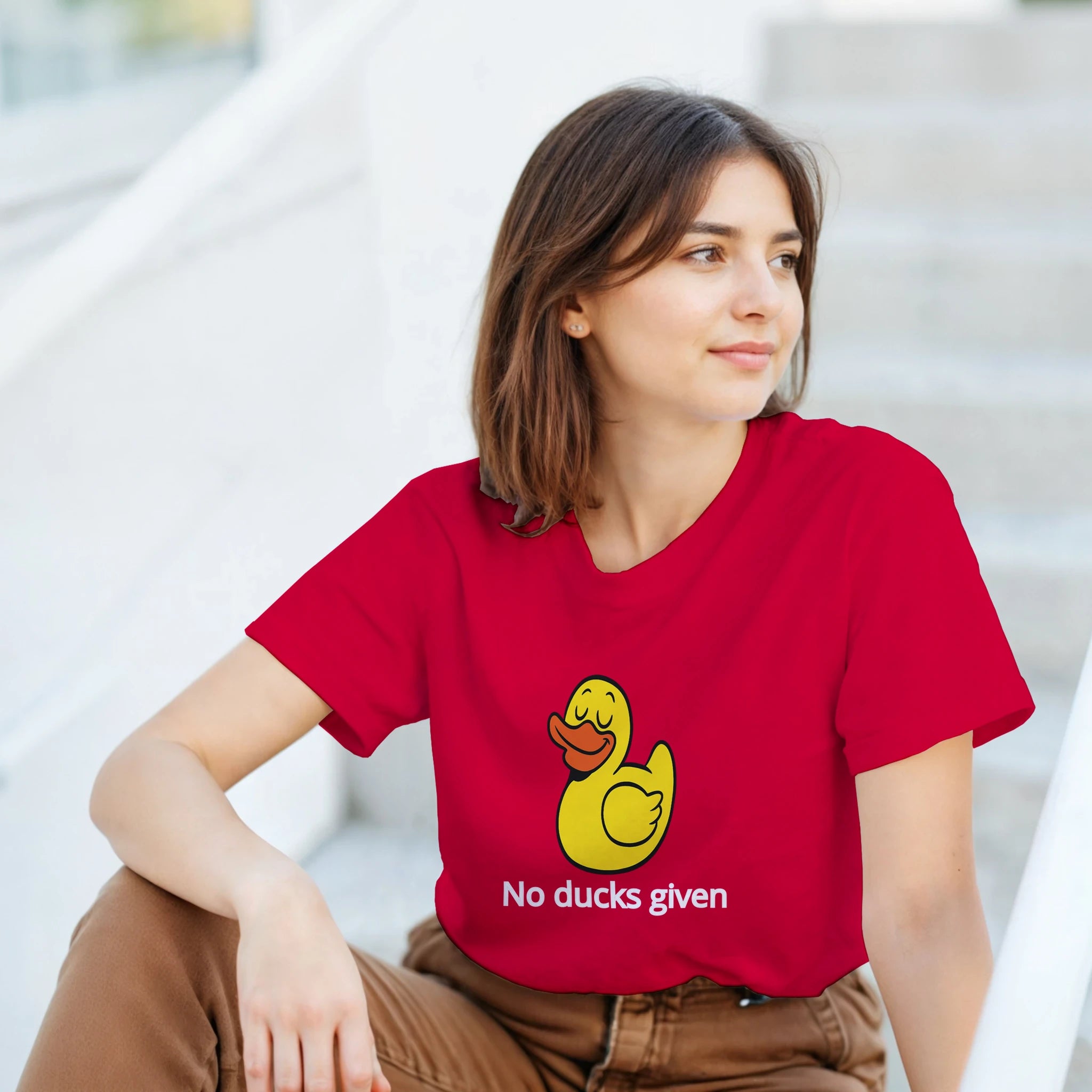 No Ducks Given Crewneck T-shirt - Duck Nation