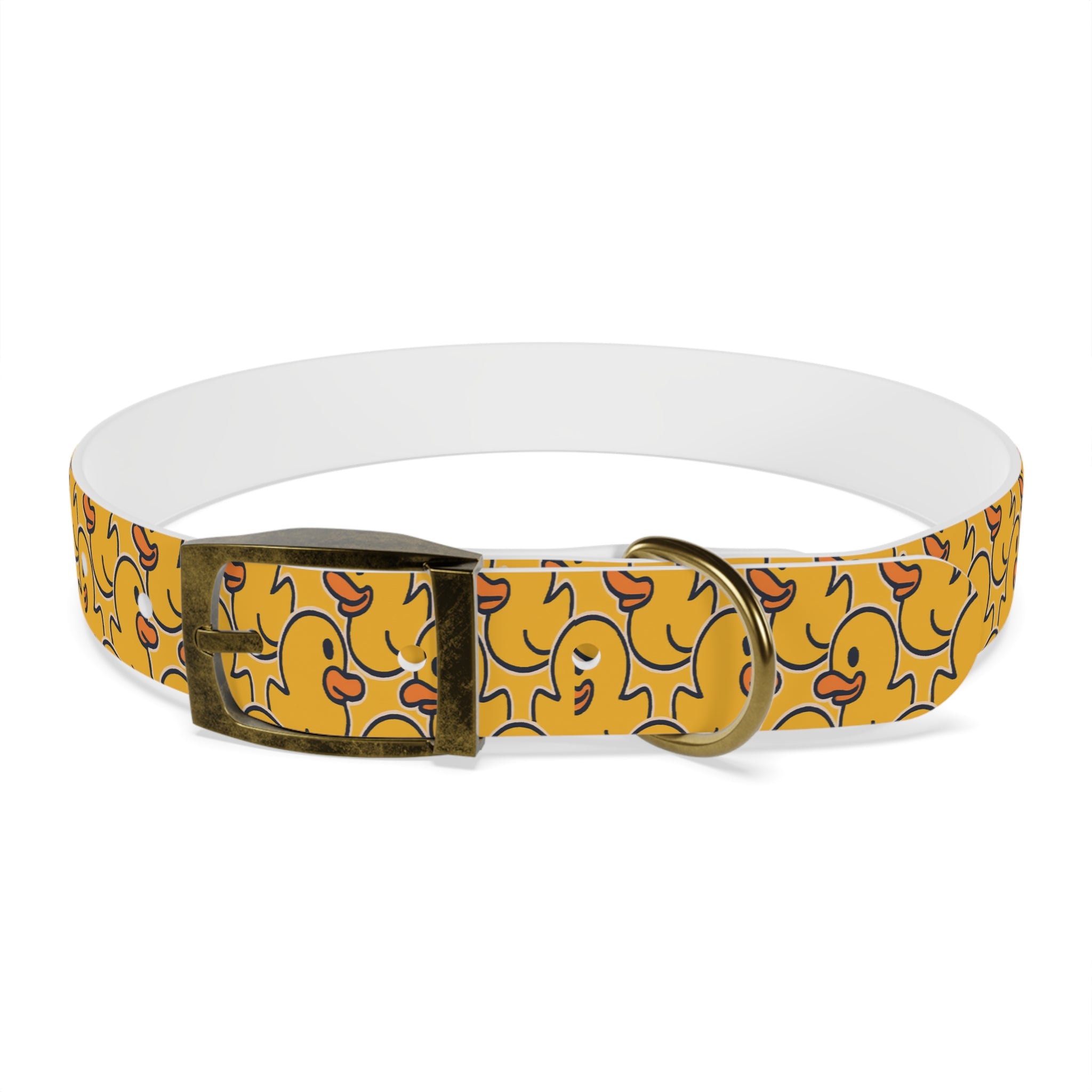 Duck Pattern Dog Collar | Variety of Sizes & Buckles Available