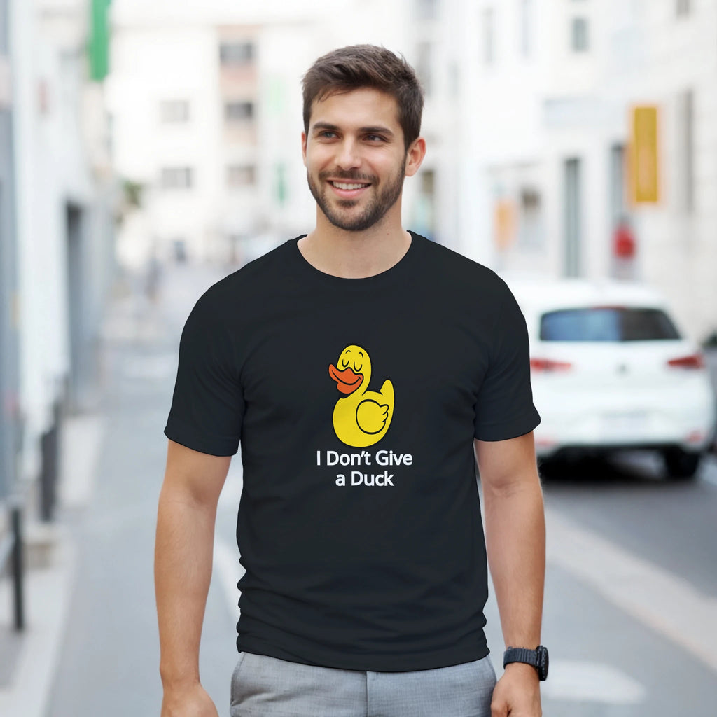 I Don't Give a Duck T-shirt - Humorous Graphic Tee for Fun-Loving Individuals - Duck Nation