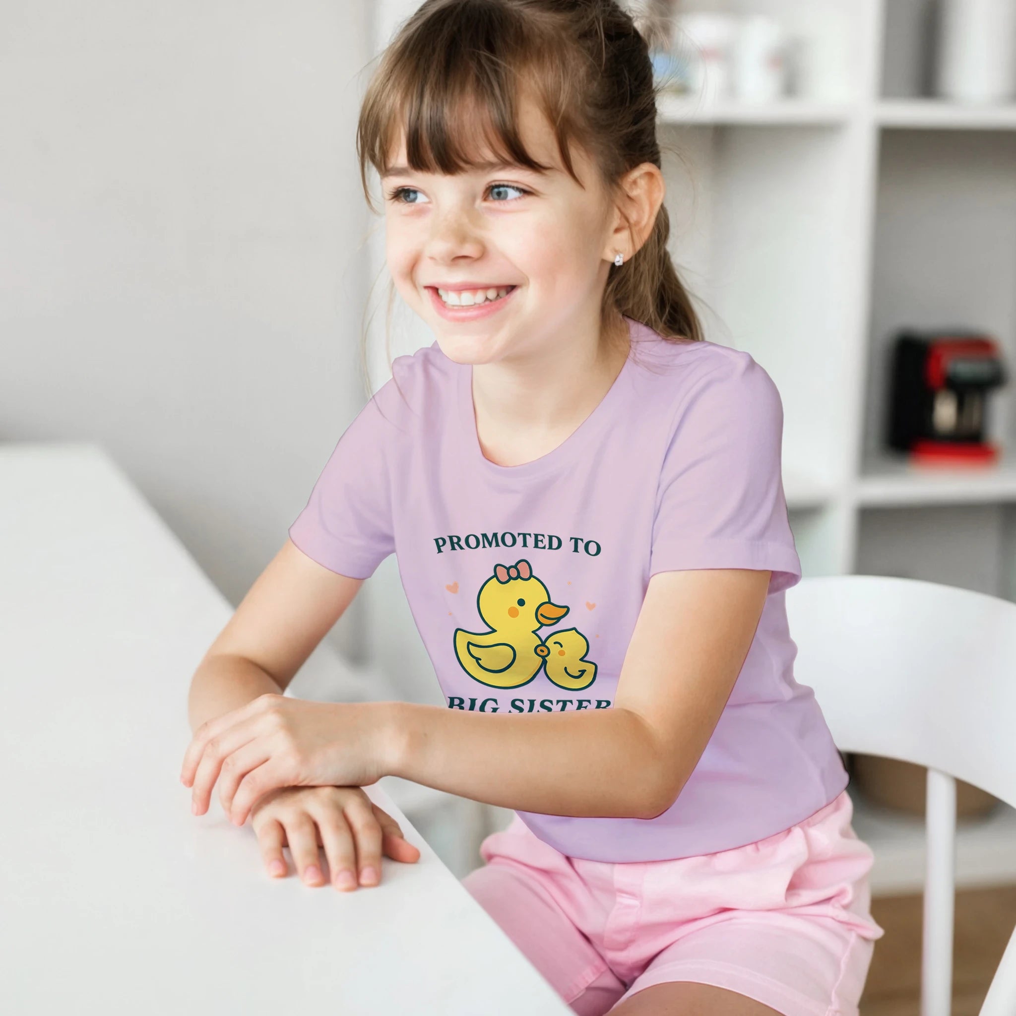 Big Sister Crewneck T-shirt - Duck Nation