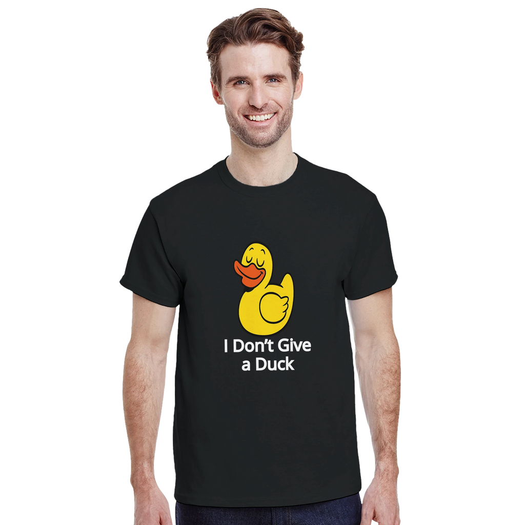 I Don't Give a Duck T-shirt - Humorous Graphic Tee for Fun-Loving Individuals - Duck Nation