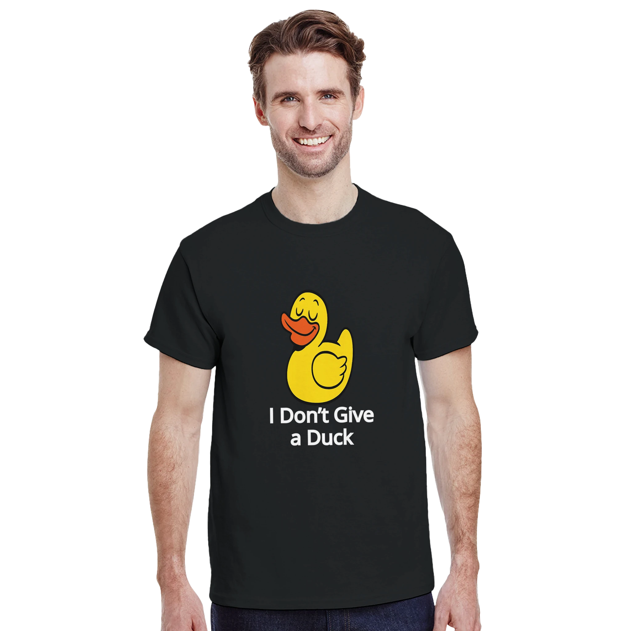 I Don't Give a Duck T-shirt - Humorous Graphic Tee for Fun-Loving Individuals - Duck Nation