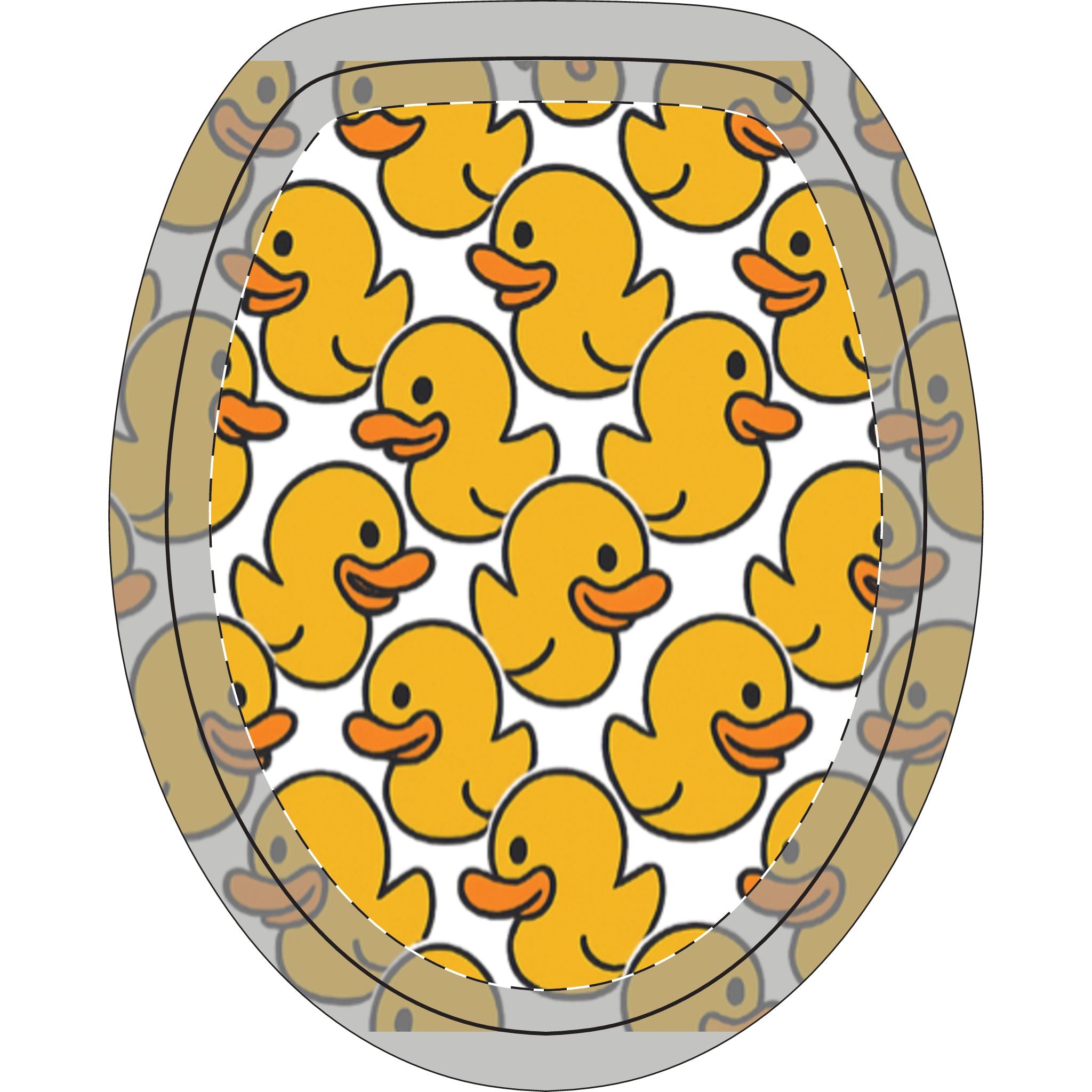 Duck Bath Set — Fun Duck Design Toilet Three-Piece Set - Duck Nation