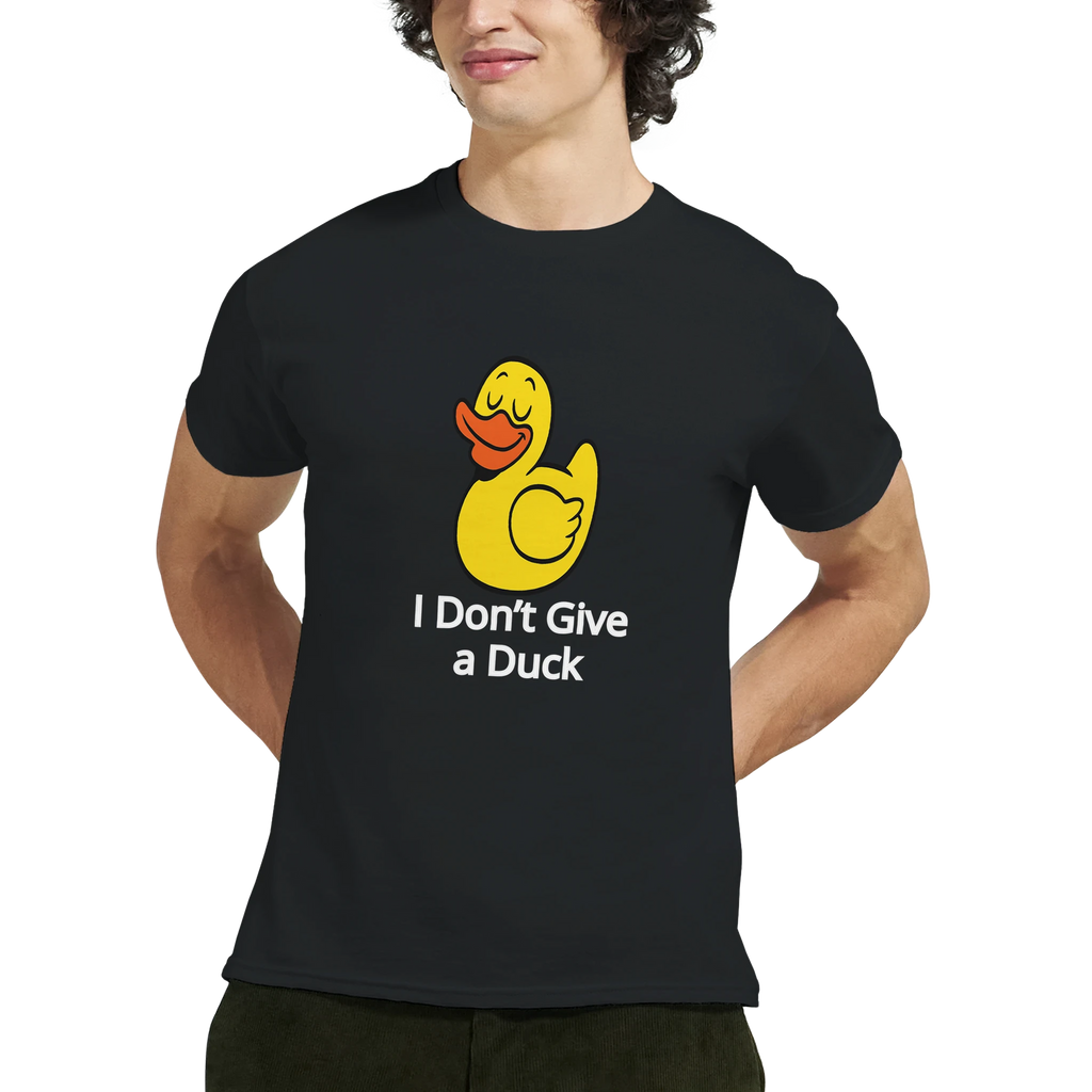 I Don't Give a Duck T-shirt - Humorous Graphic Tee for Fun-Loving Individuals - Duck Nation