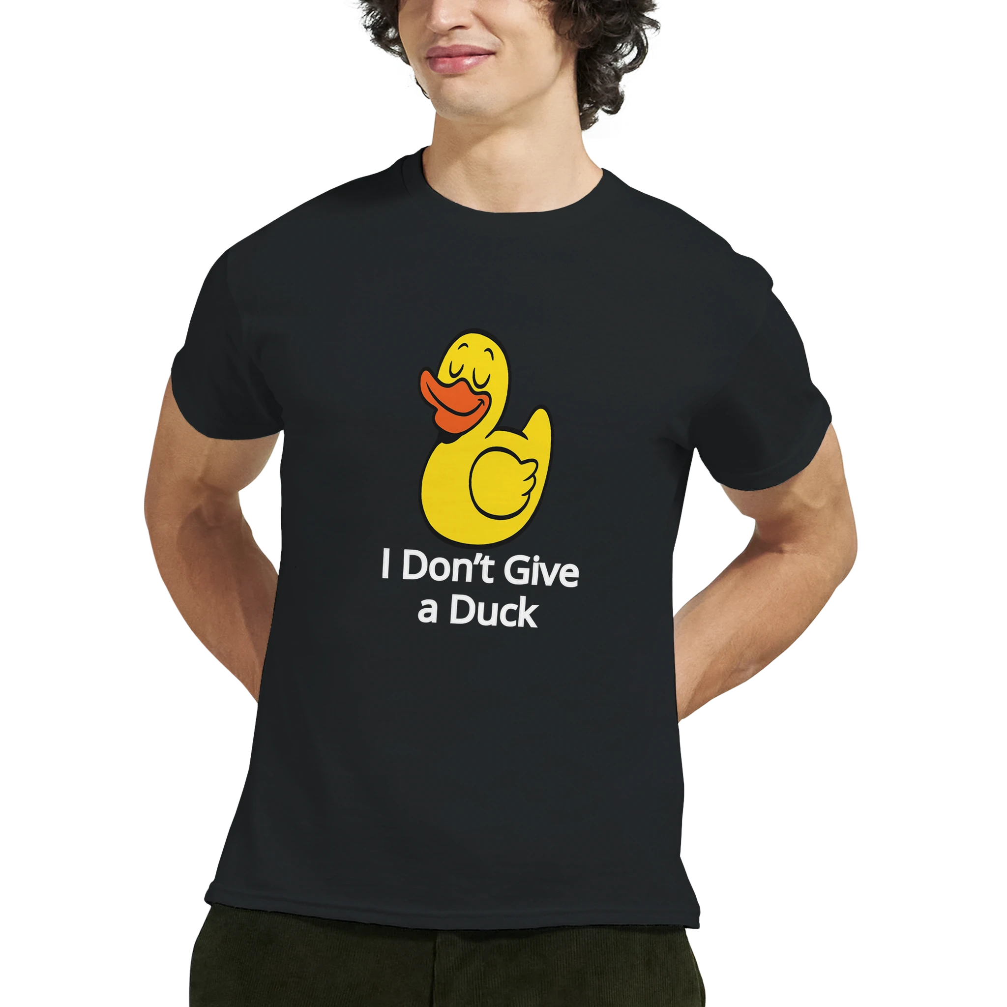 I Don't Give a Duck T-shirt - Humorous Graphic Tee for Fun-Loving Individuals - Duck Nation