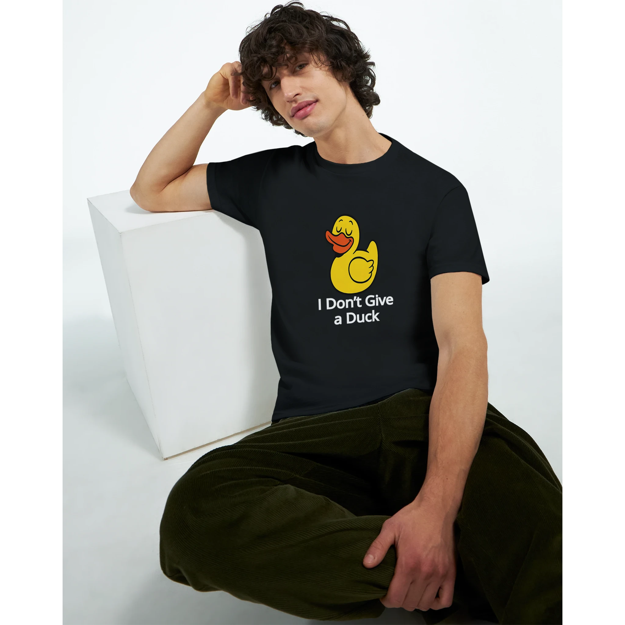 I Don't Give a Duck T-shirt - Humorous Graphic Tee for Fun-Loving Individuals - Duck Nation