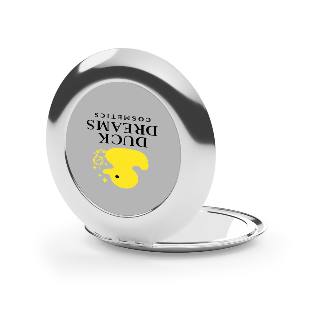 Duck Dreams Compact Travel Mirror — Pocket-Sized Cosmetic Mirror for On-the-Go Touch-Ups