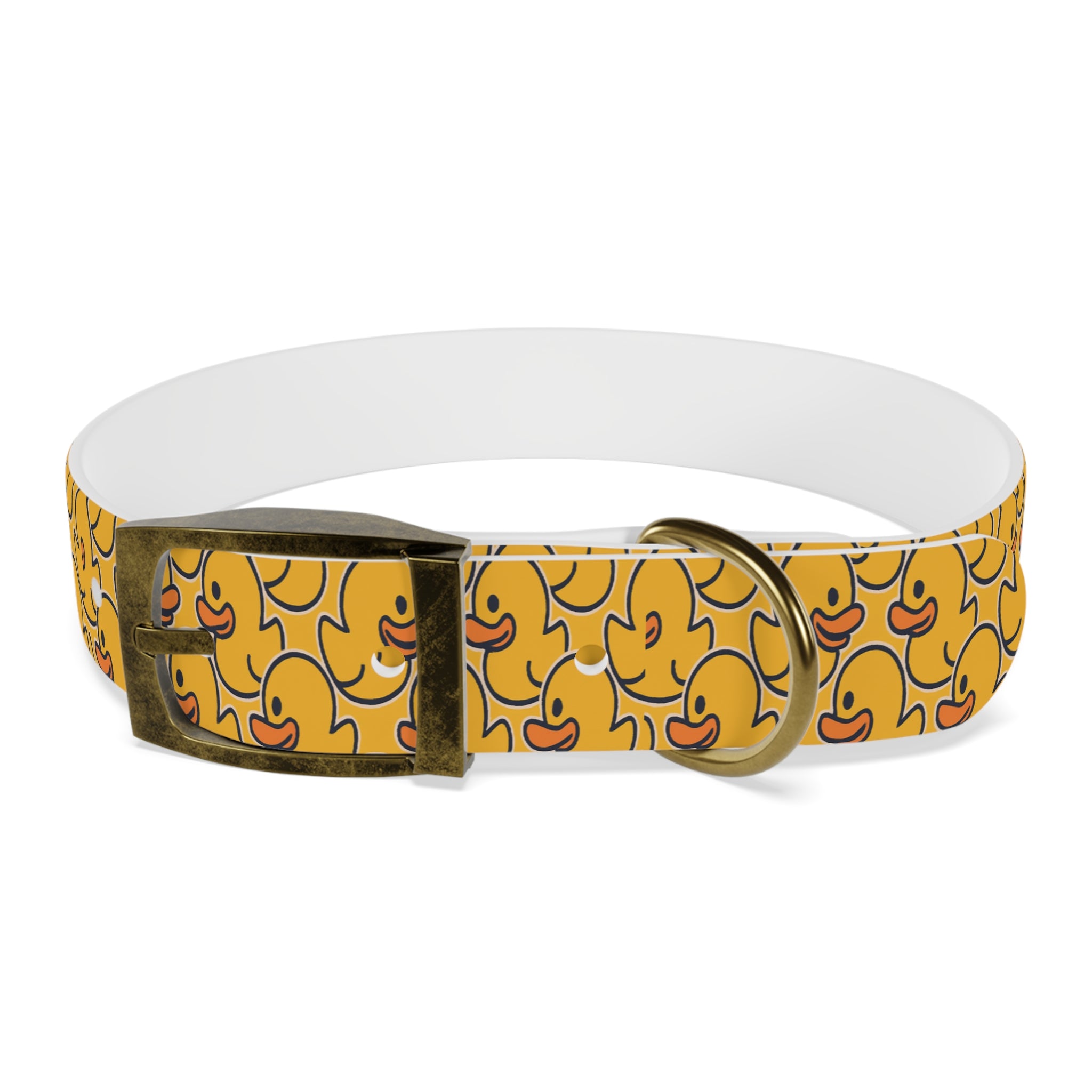 Duck Pattern Dog Collar | Variety of Sizes & Buckles Available