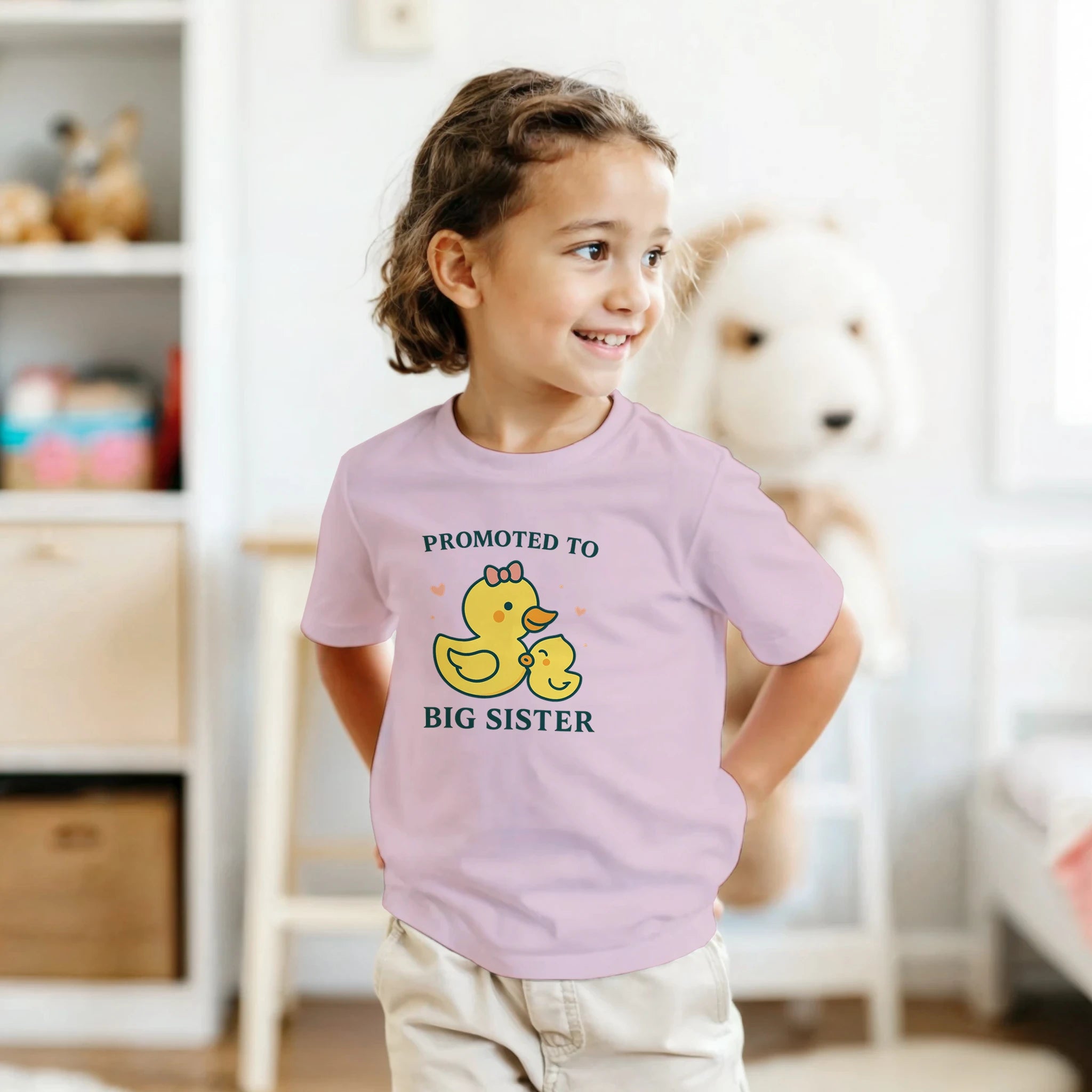 Big Sister Crewneck T-shirt - Duck Nation
