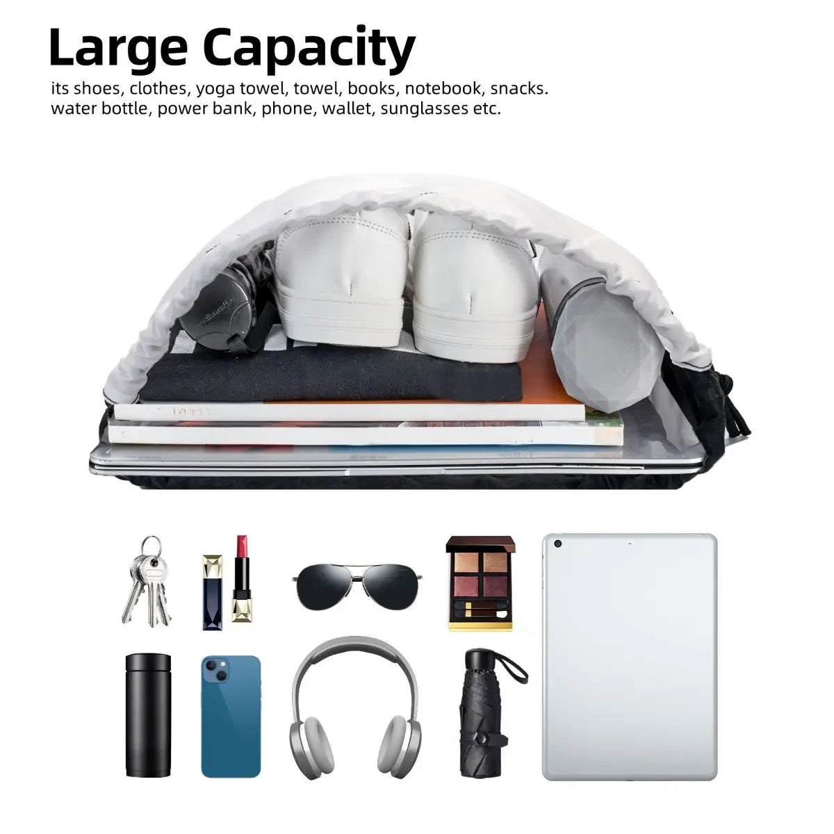 Rubber Duck Drawstring Gym Bag - Duck Nation