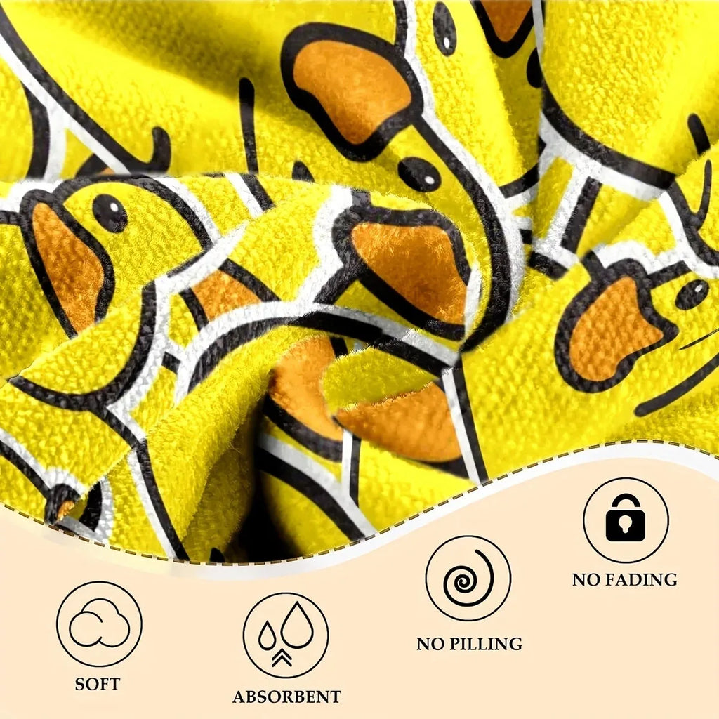 Microfibre Duck Beach Towel - Duck Nation