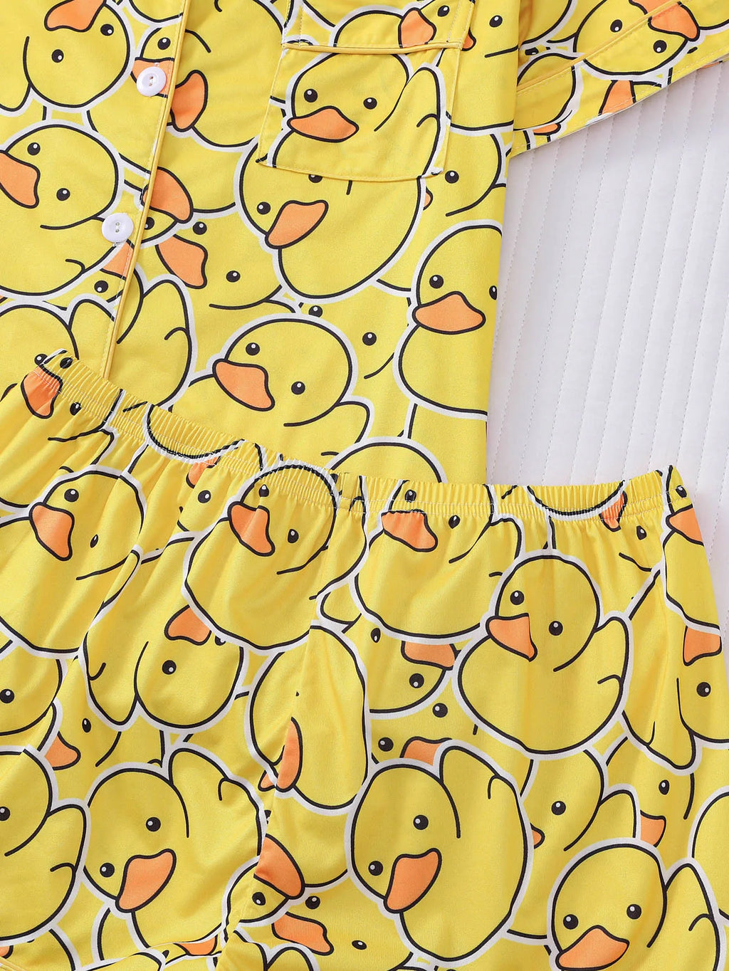 Women's Duck Print Pajamas 2pc PJ Set - Duck Nation