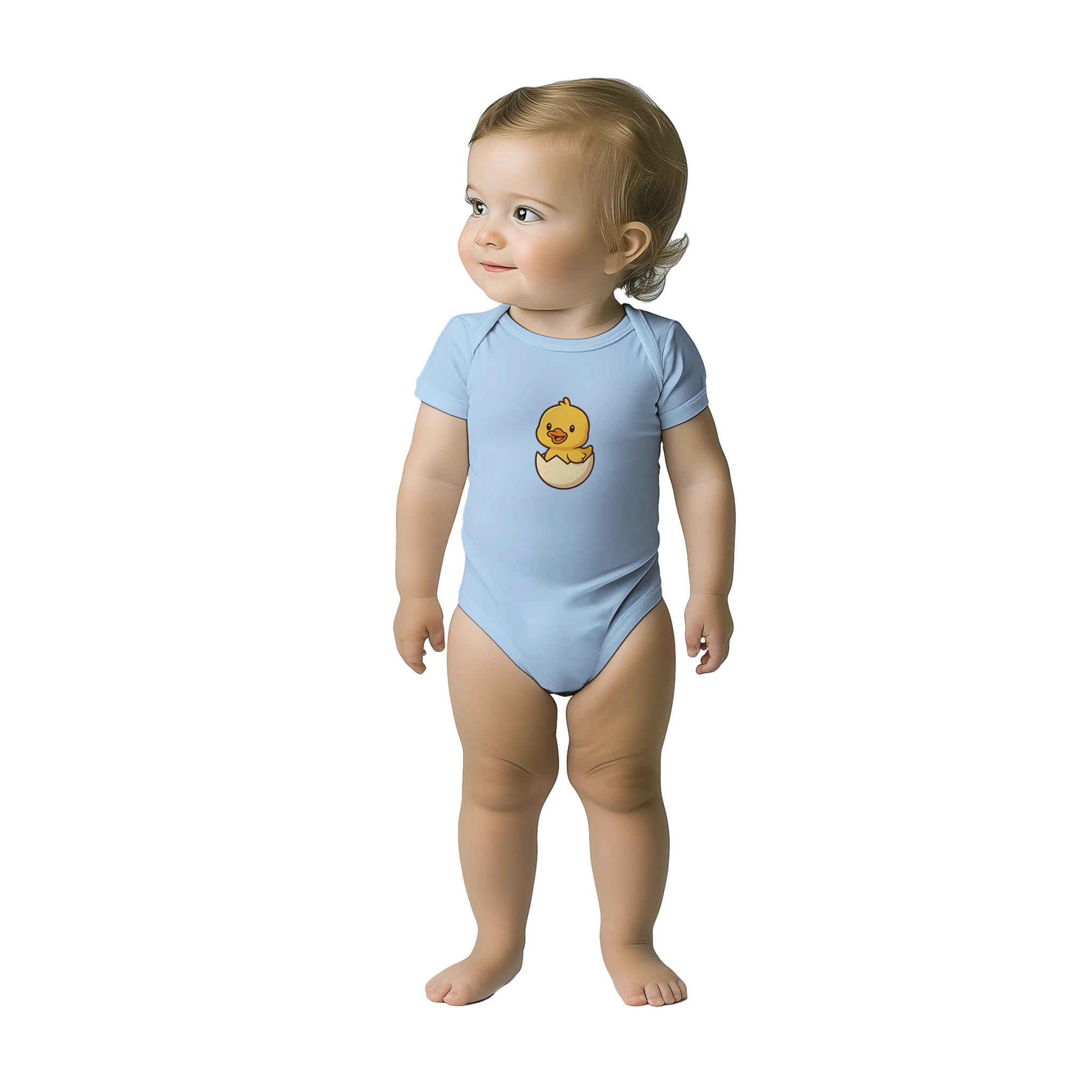 Baby Duckling Short Sleeve Sleepsuit - Duck Nation