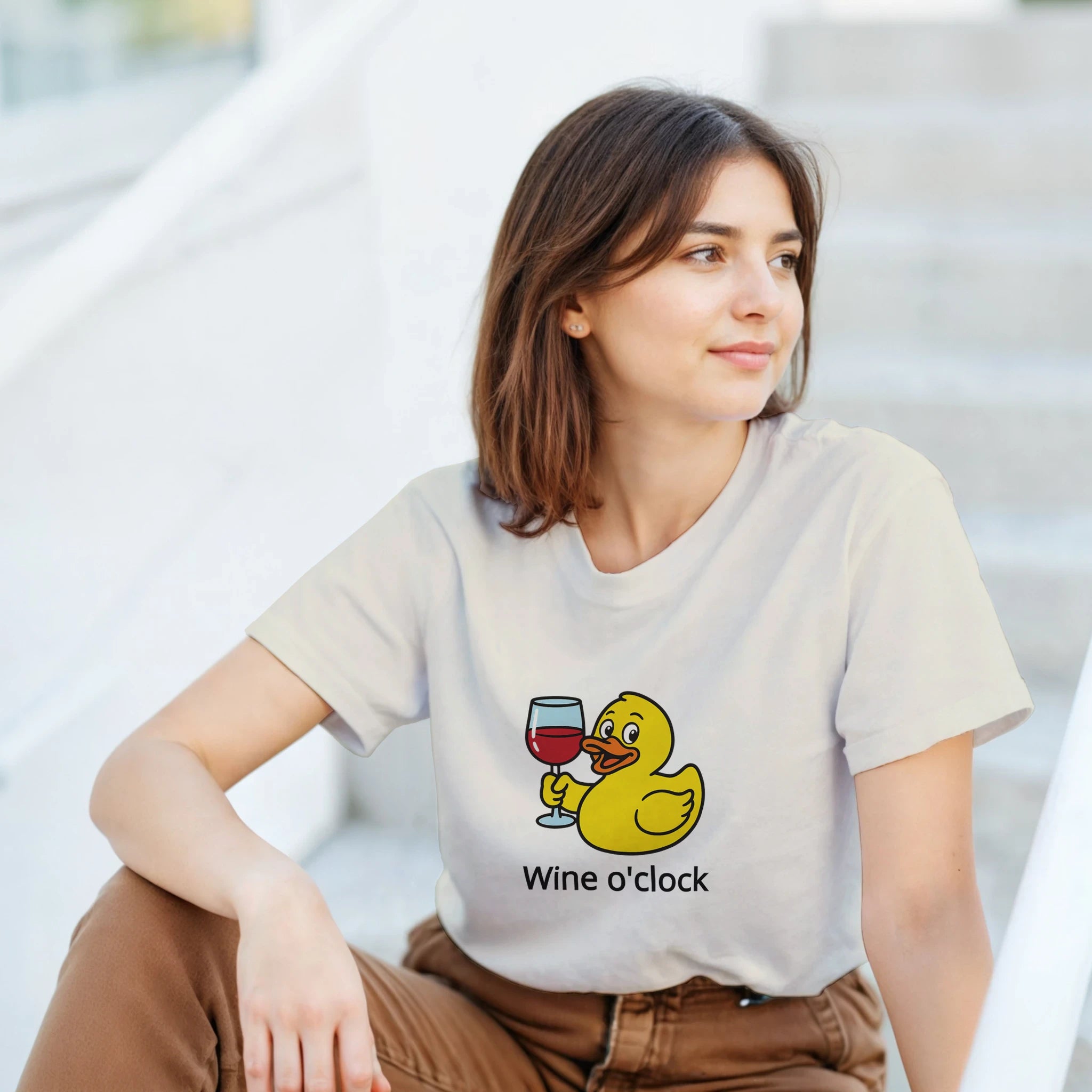 Duck Wine O'Clock T-shirt - Duck Nation