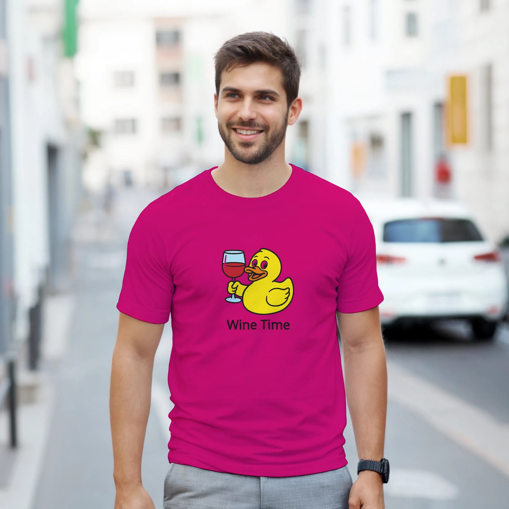Wine Time T-shirt - Duck Nation