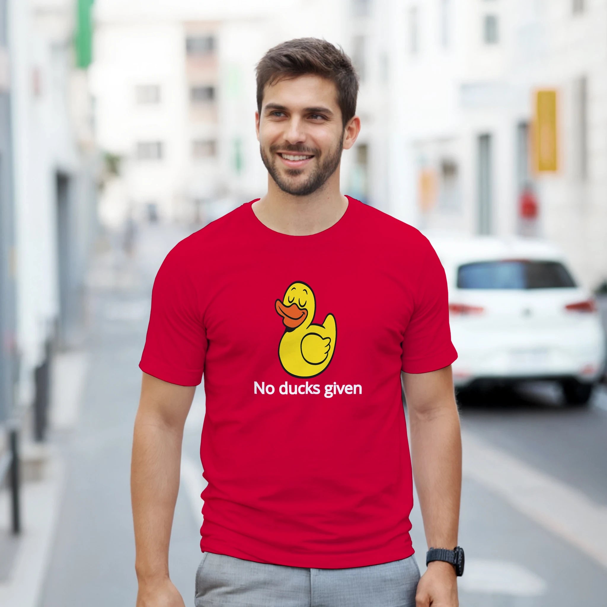 No Ducks Given Crewneck T-shirt - Duck Nation