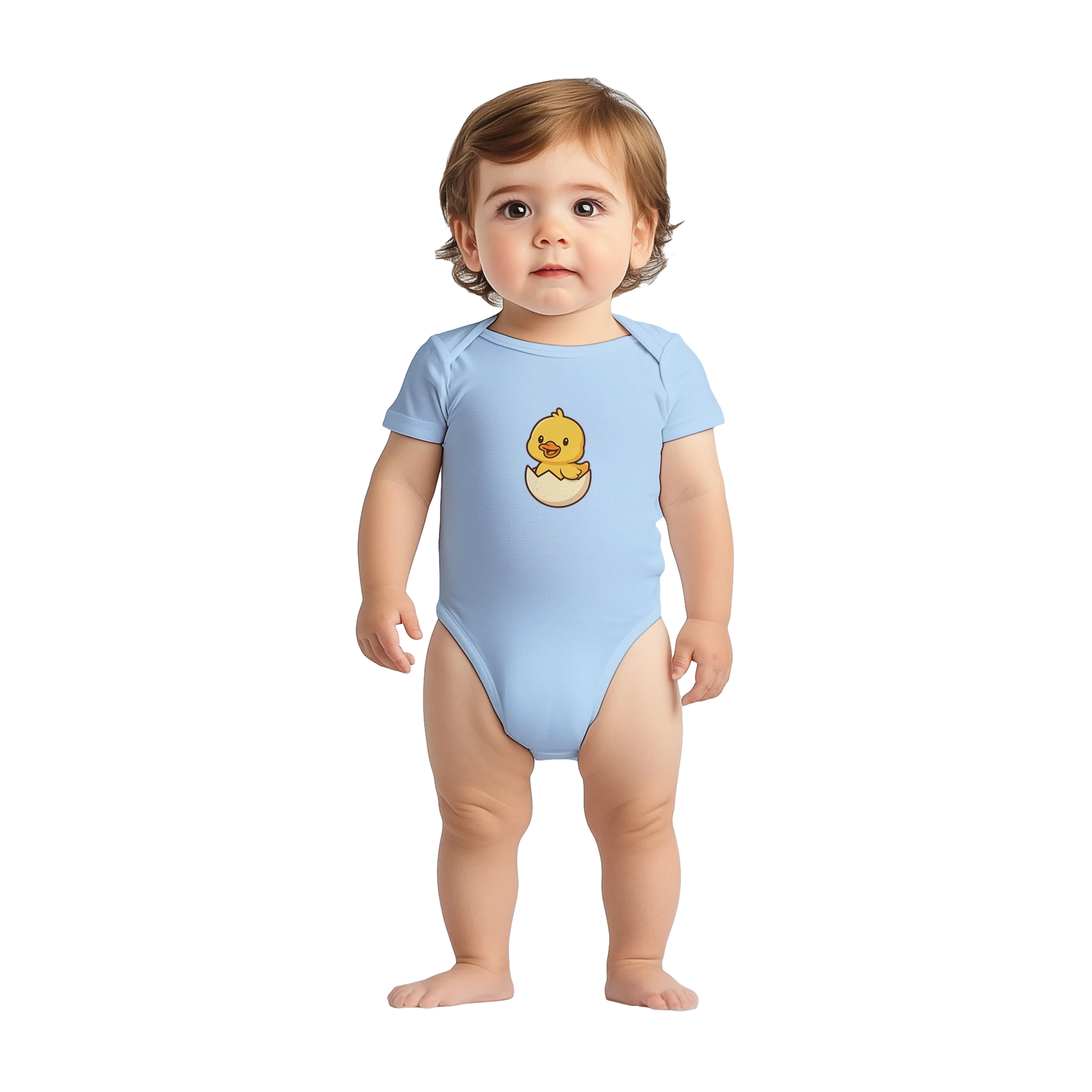 Baby Duckling Short Sleeve Sleepsuit - Duck Nation