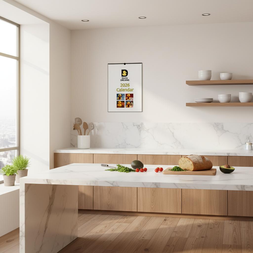 Calendar Rubber Duck Large A3 Wall Size - Perfect for Every Duck Lover - Duck Nation