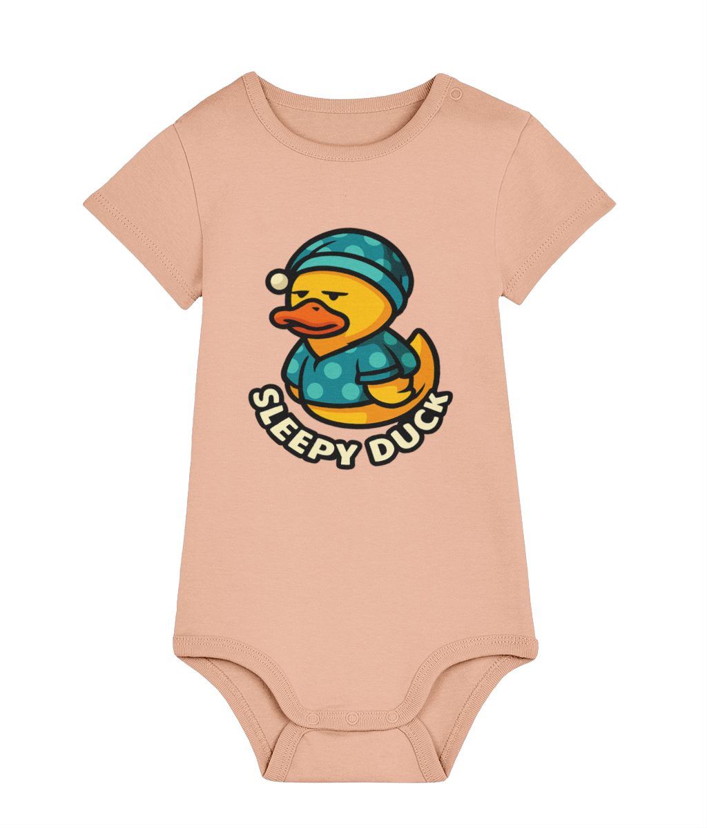 Duck Sleepy Baby Bodysuit - Perfect Baby Sleepsuit Gift - Duck Nation