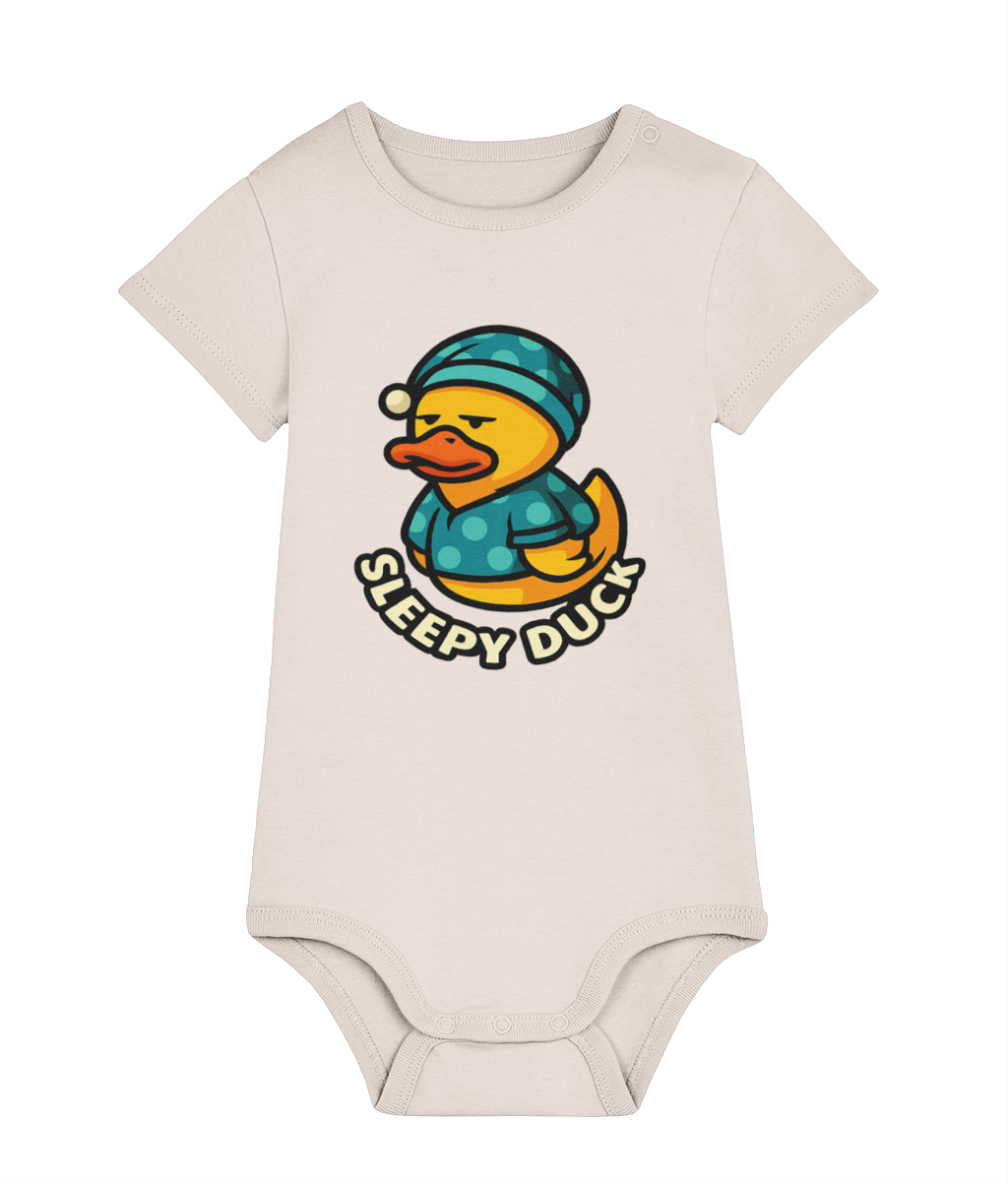 Duck Sleepy Baby Bodysuit - Perfect Baby Sleepsuit Gift - Duck Nation