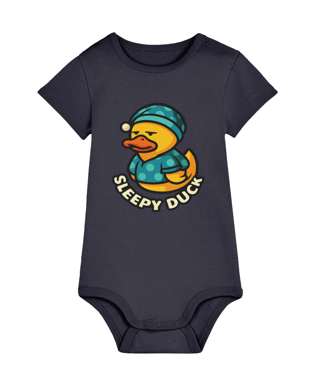 Duck Sleepy Baby Bodysuit - Perfect Baby Sleepsuit Gift - Duck Nation