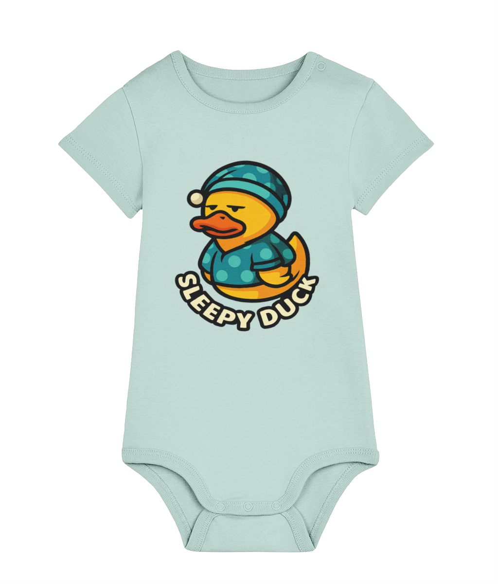 Duck Sleepy Baby Bodysuit - Perfect Baby Sleepsuit Gift - Duck Nation