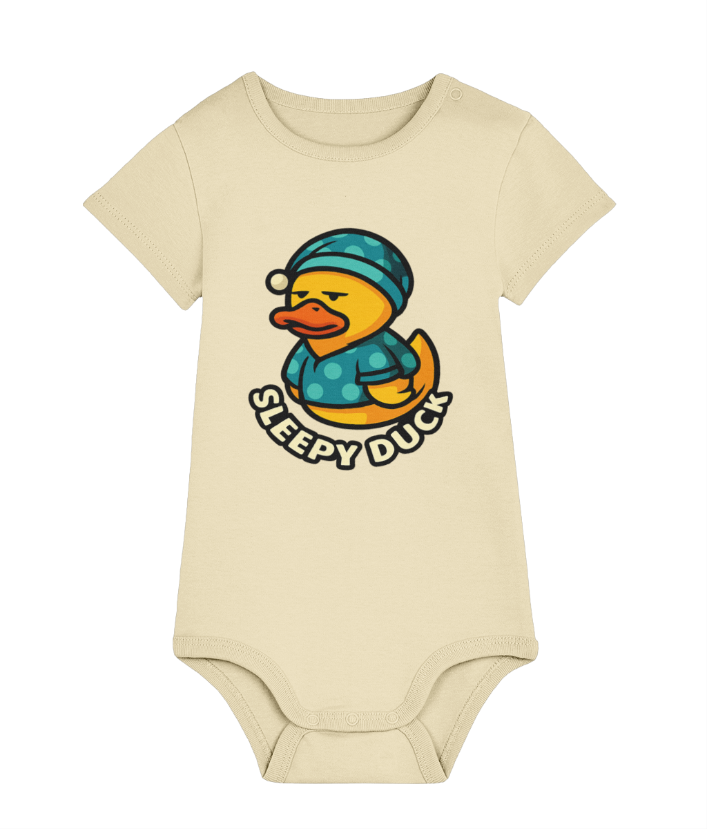 Duck Sleepy Baby Bodysuit - Perfect Baby Sleepsuit Gift - Duck Nation