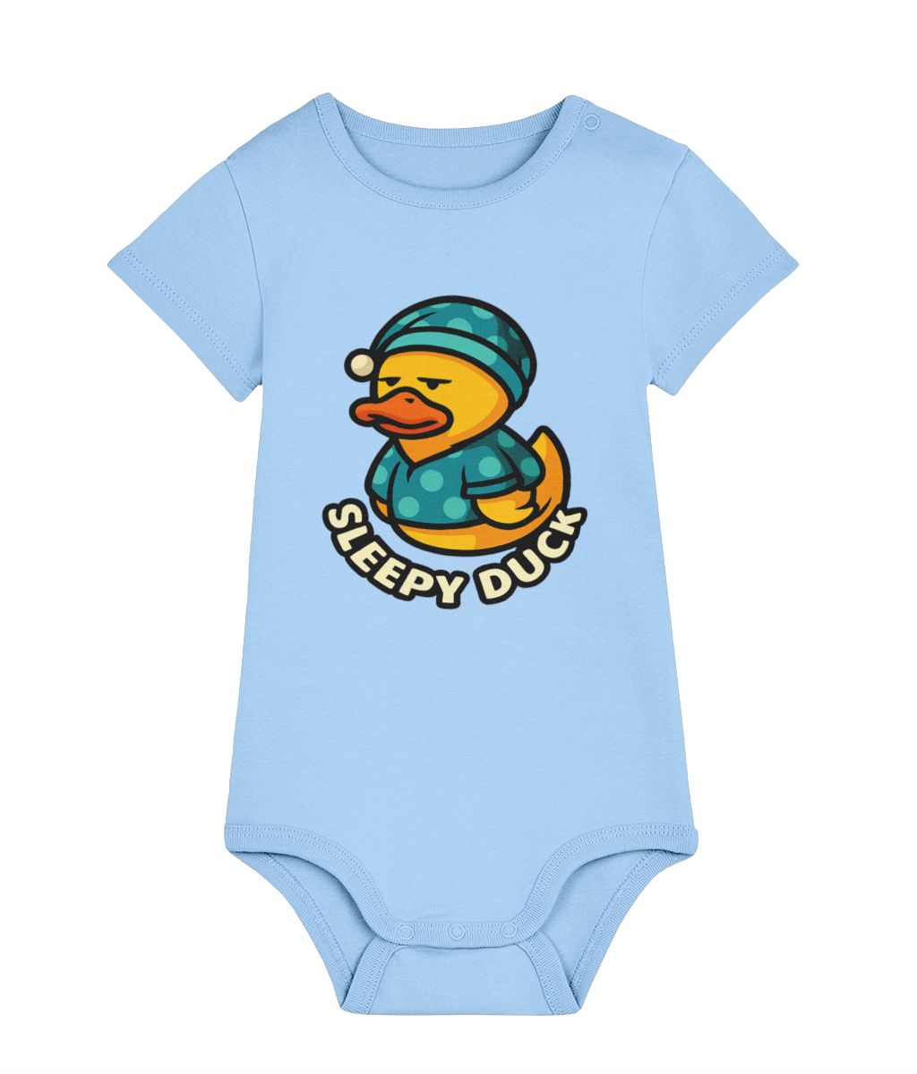 Duck Sleepy Baby Bodysuit - Perfect Baby Sleepsuit Gift - Duck Nation