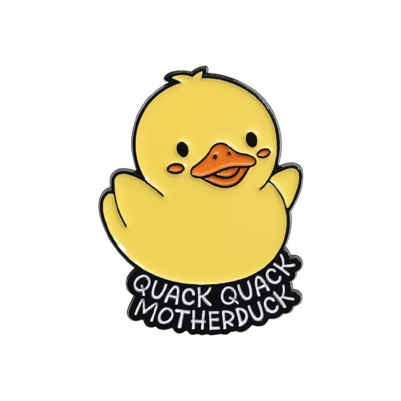 Cartoon Cute Duck Brooch for Everyone - Unisex Accessory - Duck Nation