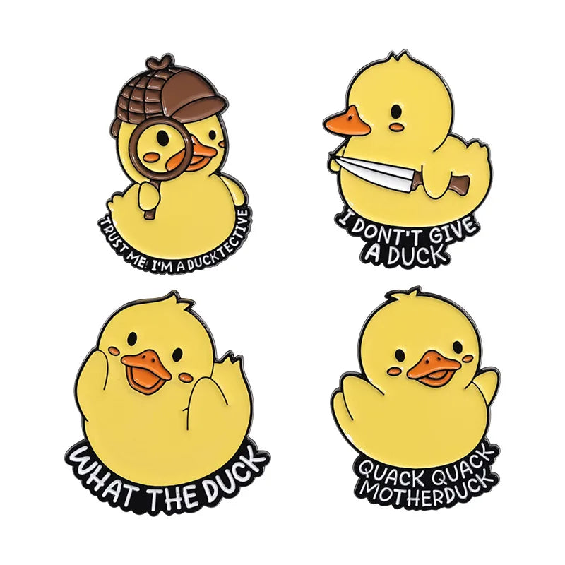 Cartoon Cute Duck Brooch for Everyone - Unisex Accessory - Duck Nation